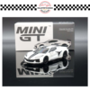MGT00677 (4) MINI GT 1/64 #677 CHEVROLET CORVETTE Z06 2023 ARCTIC WHITE