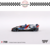 MGT00709 (5) MINI GT 1/64 #709 BMW M HYBRID V8 #25 BMW M TEAM RLL 2023 IMSA SEBRING 12 HRS 2ND PLACE
