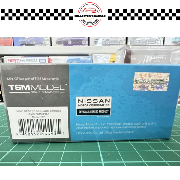 MGT00743 (2) MINI GT 1/64 #743 NISSAN LB-SUPER SILHOUETTE S15 SILVIA LBWK KUMA