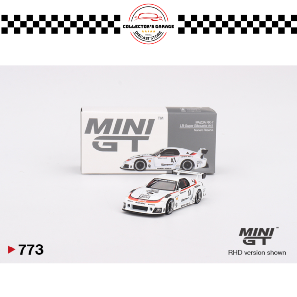 MINI GT 1/64 #773 MAZDA RX-7 LB-SUPER SILHOUETTE #41 NUMERO RESERVE