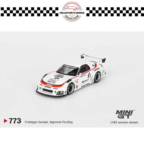 MINI GT 1/64 #773 MAZDA RX-7 LB-SUPER SILHOUETTE #41 NUMERO RESERVE