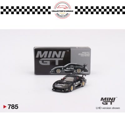 MGT00785 MINI GT 1/64 #785 MAZDA RX-7 LB-SUPER SILHOUETTE LIBERTY WALK BLACK