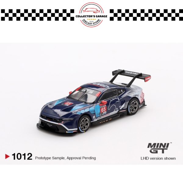 MGT01012 (3) MINI GT 1/64 #1012 FORD MUSTANG GT3 #65 FORD MULTIMATIC MOTORSPORTS 2024 IMSA DAYTONA 24 HRS