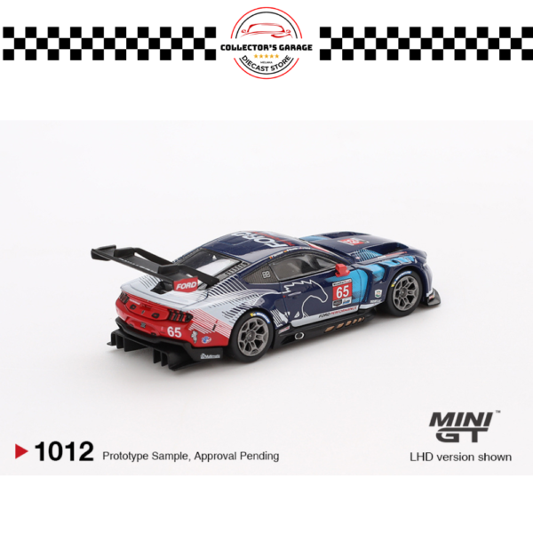 MGT01012 (4) MINI GT 1/64 #1012 FORD MUSTANG GT3 #65 FORD MULTIMATIC MOTORSPORTS 2024 IMSA DAYTONA 24 HRS