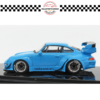 MOC211 (2) TARMAC WORKS COLLABORATE IXO MODEL 1/43 RWB PORSCHE 993 BLUE