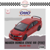OT1019 (2) OTTOMOBILE 1/18 HONDA CIVIC MUGEN RR (FD2) MILANO RED 2008