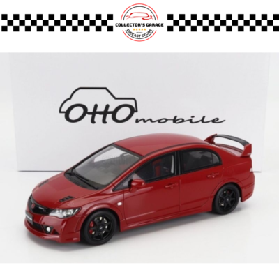OT1019 OTTOMOBILE 1/18 HONDA CIVIC MUGEN RR (FD2) MILANO RED 2008
