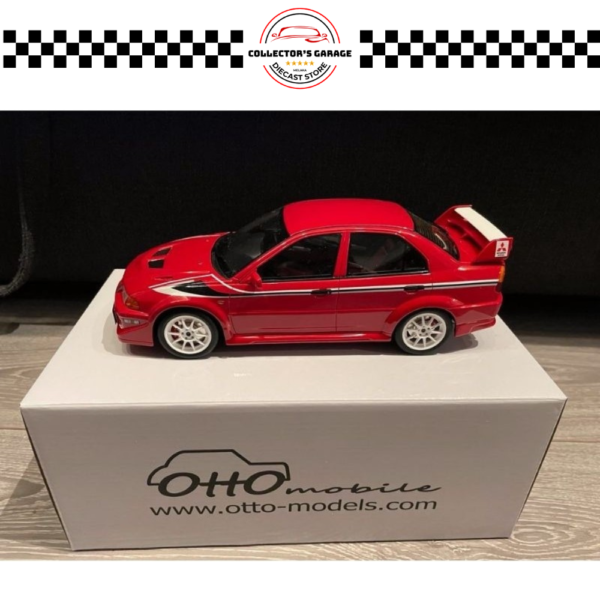 OT422 (3) OTTOMOBILE 1/18 LANCER EVO VI TOMMI MAKINEN RED 1999