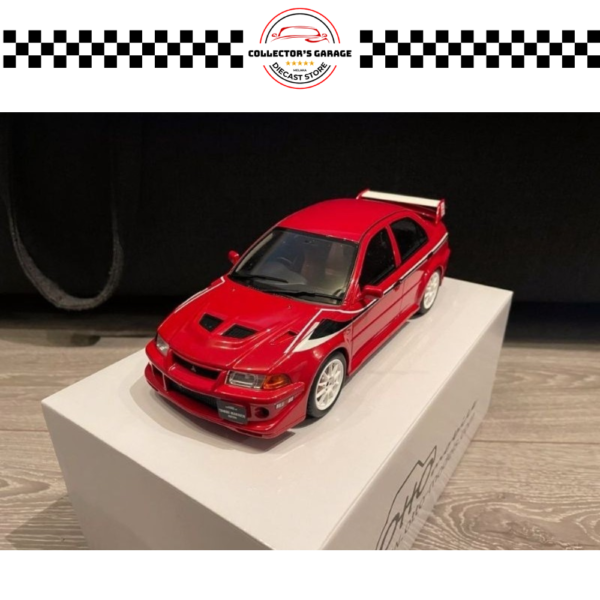 OT422 (4) OTTOMOBILE 1/18 LANCER EVO VI TOMMI MAKINEN RED 1999