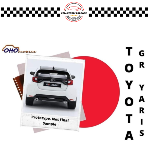 OT424 (3) OTTOMOBILE 1/18 TOYOTA YARIS GR PLATINUM WHITE PEARL 089 2021