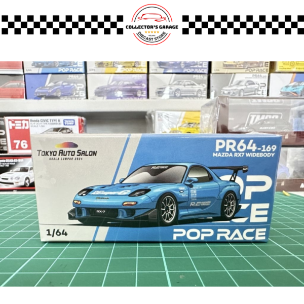 PR64-169 (3) POP RACE 1/64 #PR64-169 MAZDA RX7 WIDEBODY TOKYO AUTO SALON KUALA LUMPUR 2024