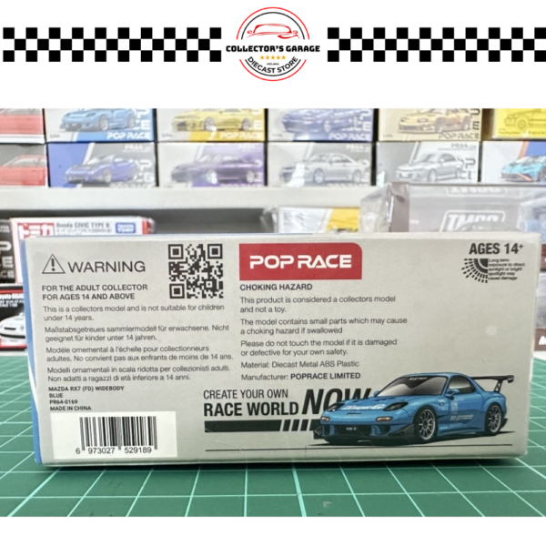 PR64-169 (4) POP RACE 1/64 #PR64-169 MAZDA RX7 WIDEBODY TOKYO AUTO SALON KUALA LUMPUR 2024