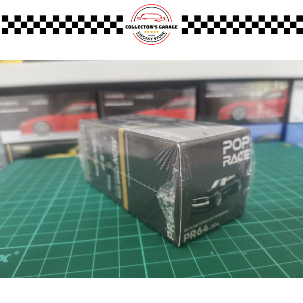 PR64-204 (4) POP RACE 1/64 TOKYO AUTO SALON KUALA LUMPUR 2024 SKYLINE KPGC110 KENMERI DARK CHROME