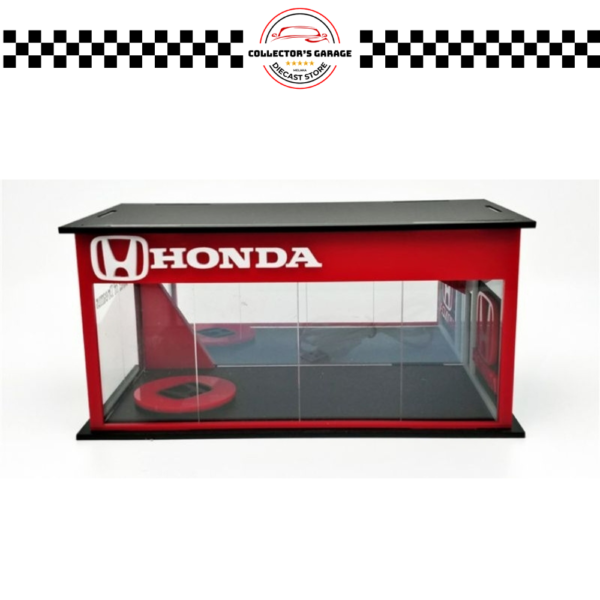 MC HOBBY 1/64 HONDA SHOWROOM / GARAGE WITH LED LIGHT