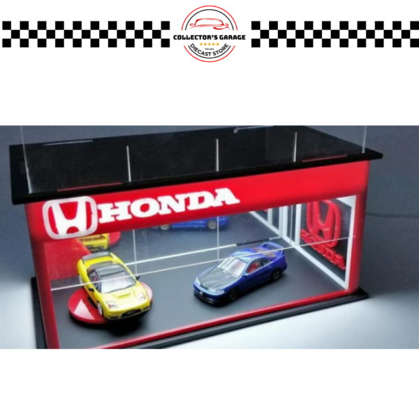 MC HOBBY 1/64 HONDA SHOWROOM / GARAGE WITH LED LIGHT