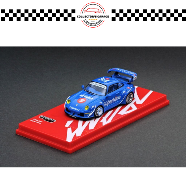 T64-017-HK (2) TARMAC WORKS X ILLEST 1/64 RWB 993 SUPER NINE SPECIAL EDITION