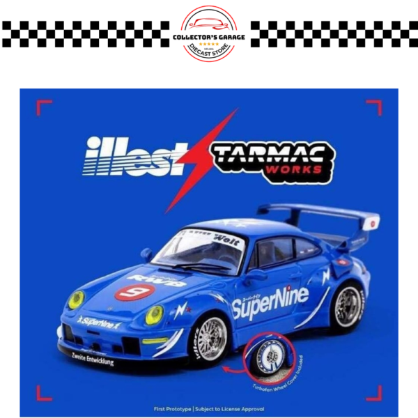 T64-017-HK TARMAC WORKS X ILLEST 1/64 RWB 993 SUPER NINE SPECIAL EDITION