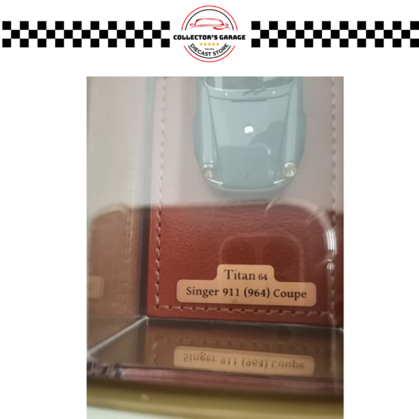 TM001B (4) MAKE UP 1/64 TM001B PORSCHE SINGER 911 (964) COUPE GRAY