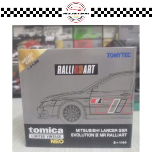 LV-N349 (2) TOMYTEC MITSUBISHI LANCER EVOLUTION IX MALAYSIA SPECIAL EDITION (TMCS 2026 EVENT EXCLUSIVE)
