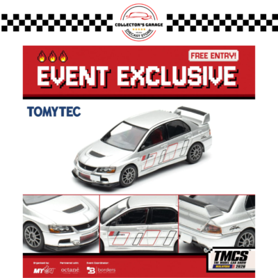 TOMYTEC MITSUBISHI LANCER EVOLUTION IX MALAYSIA SPECIAL EDITION (TMCS 2026 EVENT EXCLUSIVE)