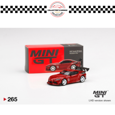 MINI GT 1/64 #265 HKS TOYOTA GR SUPRA RENAISSANCE RED