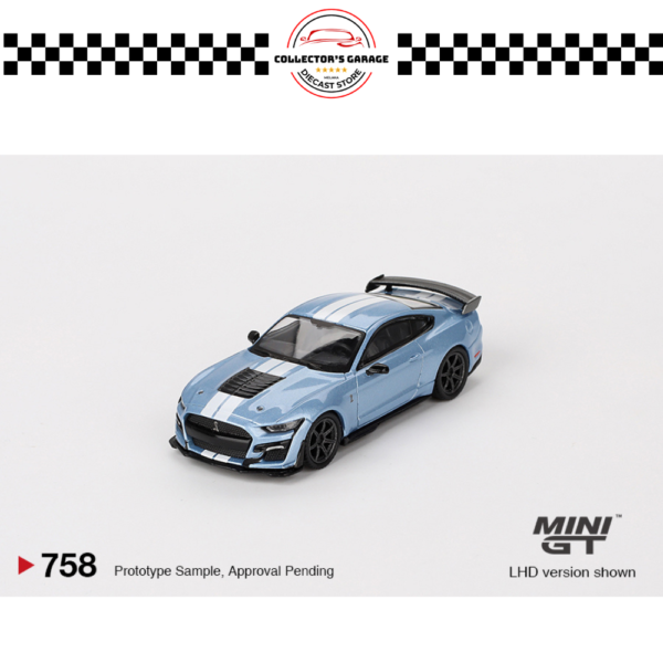 MGT00758 (2) MINI GT 1/64 #758 FORD MUSTANG SHELBY GT500 HERITAGE EDITION