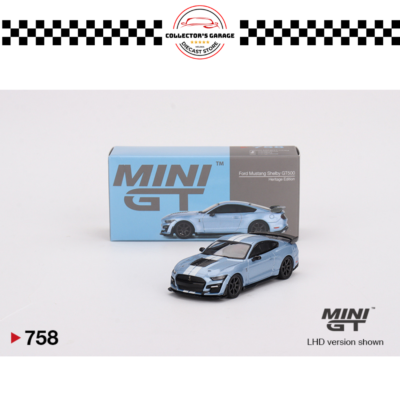 MGT00758 MINI GT 1/64 #758 FORD MUSTANG SHELBY GT500 HERITAGE EDITION