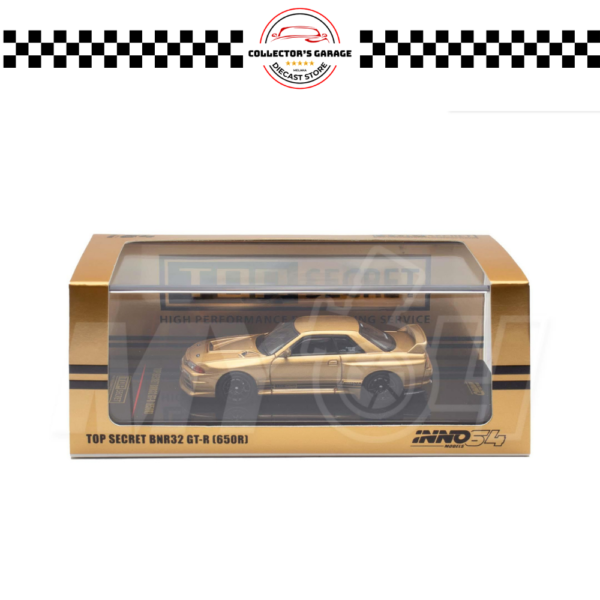 INNO64 1/64 TOP SECRET BNR32 GT-R (650R) GOLD