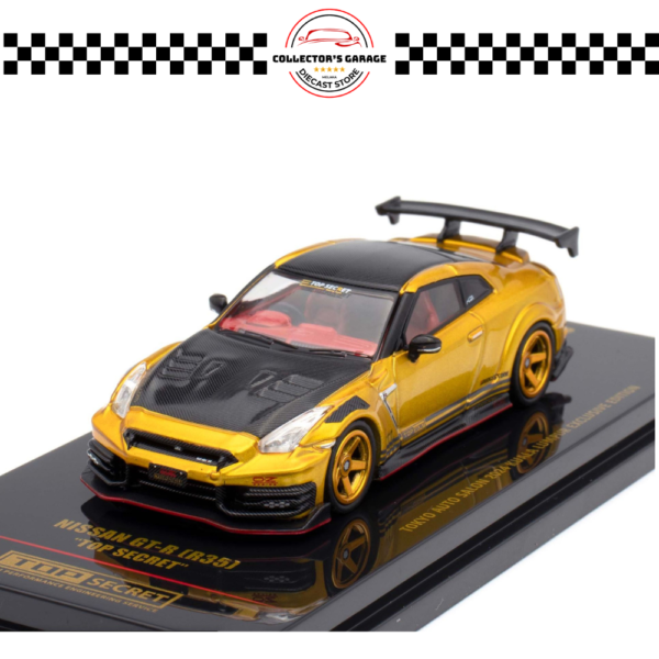 INNO64 1/64 NISSAN GT-R (R35) NISMO TUNED BY "TOP SECRET" TOKYO AUTO SALON 2024 KUALA LUMPUR EXCLUSIVE EDITION