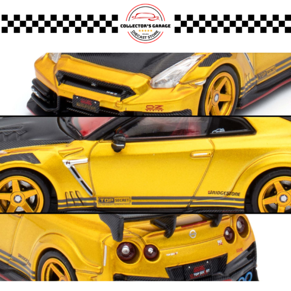 INNO64 1/64 NISSAN GT-R (R35) NISMO TUNED BY "TOP SECRET" TOKYO AUTO SALON 2024 KUALA LUMPUR EXCLUSIVE EDITION