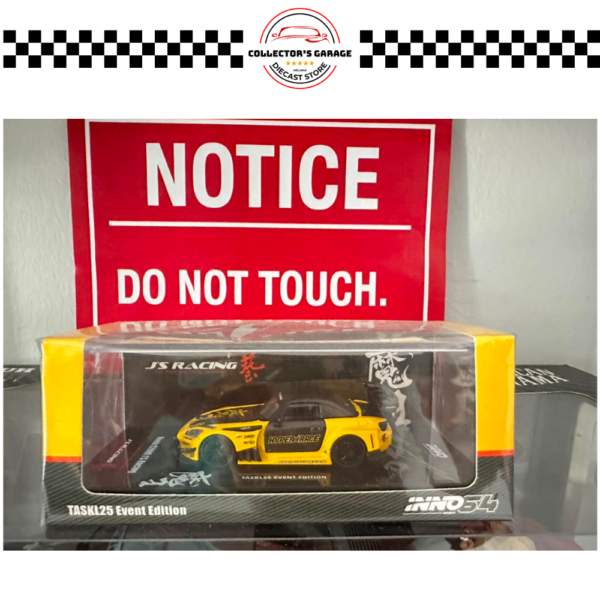 INNO64 1/64 HONDA S2000 J’S RACING TOKYO AUTO SALON KUALA LUMPUR 2025 EVENT EDITION