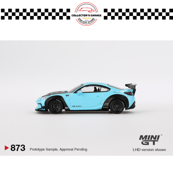 MINI GT 1/64 #873 TOYOTA GR86 LB★NATION BABY BLUE
