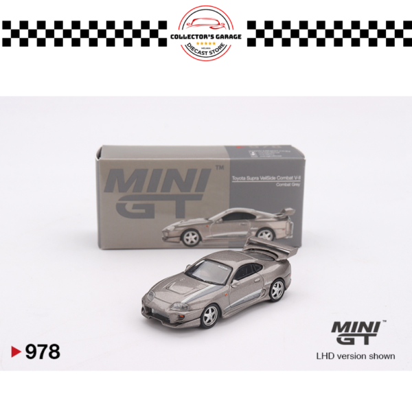 MINI GT 1/64 #978 TOYOTA SUPRA VEILSIDE COMBAT V-II COMBAT GREY