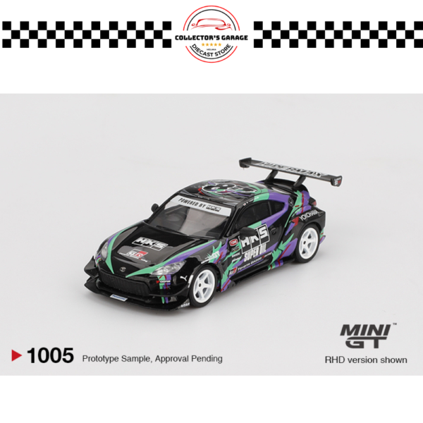 MINI GT 1/64 #1005 TOYOTA GR86 HKS TYPE R 2022 TOKYO AUTO SALON