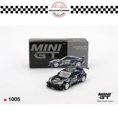 MINI GT 1/64 #1005 TOYOTA GR86 HKS TYPE R 2022 TOKYO AUTO SALON