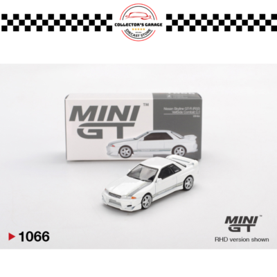 MINI GT 1/64 #1066 NISSAN SKYLINE GT-R (R32) VEILSIDE COMBAT C-I WHITE