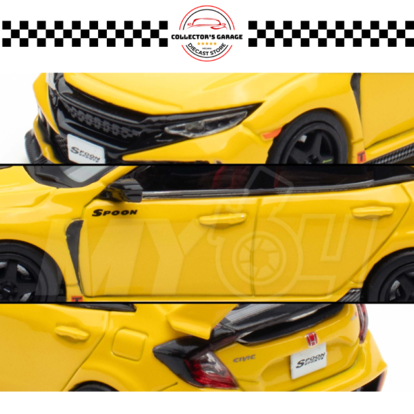 INNO64 1/64 HONDA CIVIC TYPE R (FK8) YELLOW