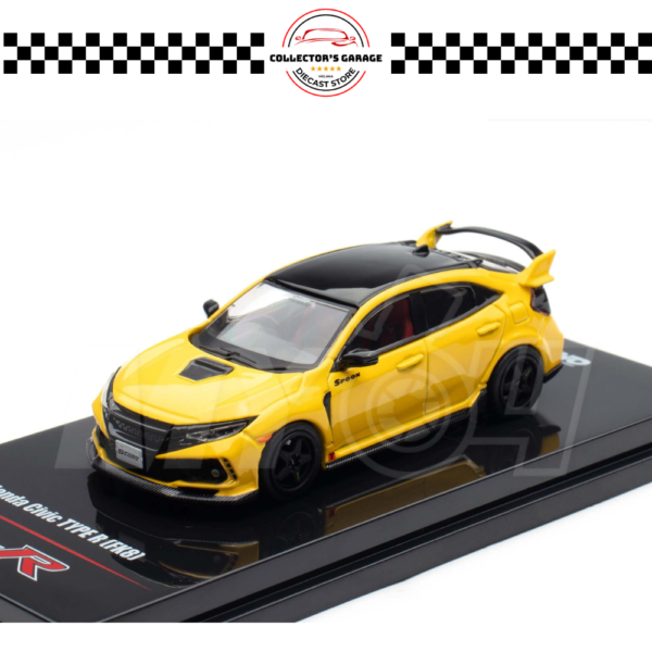 INNO64 1/64 HONDA CIVIC TYPE R (FK8) YELLOW
