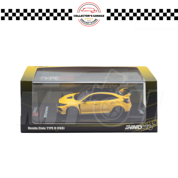 INNO64 1/64 HONDA CIVIC TYPE R (FK8) YELLOW