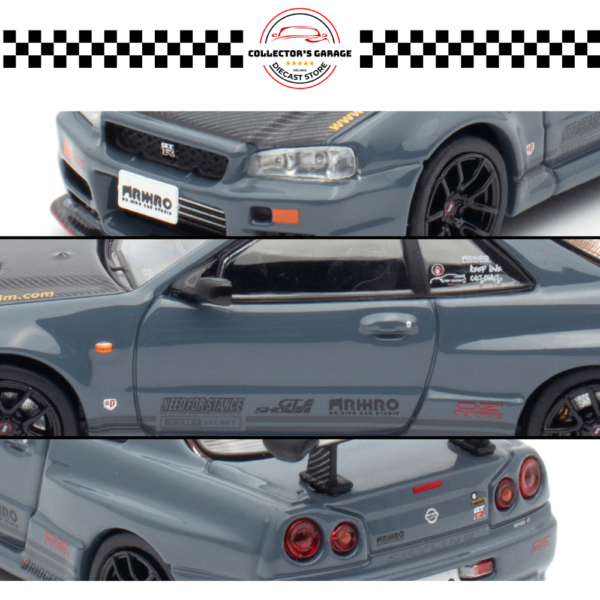 INNO64 1/64 NISSAN SKYLINE GT-R (R34) "TOP SECRET" GTSHOW 2025 EVENT