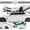 IN64-R34VS-MINES (6) INNO64 1/64 NISSAN SKYLINE GT-R (R34) V-SPEC N1 TUNED BY "MINE'S"