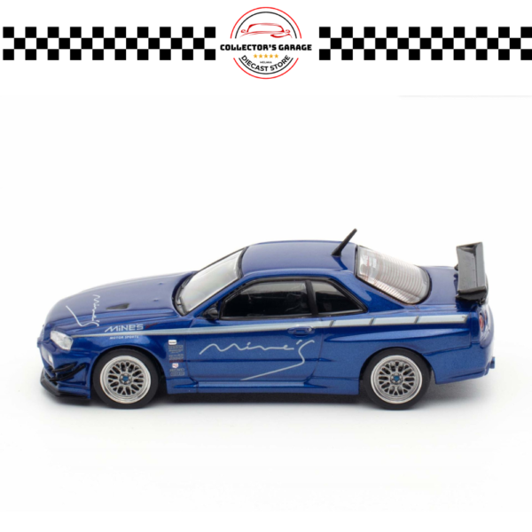 INNO64 1/64  NISSAN SKYLINE GT-R (R34) V-SPEC TUNED BY "MINE'S"