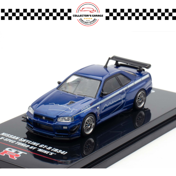 INNO64 1/64  NISSAN SKYLINE GT-R (R34) V-SPEC TUNED BY "MINE'S"