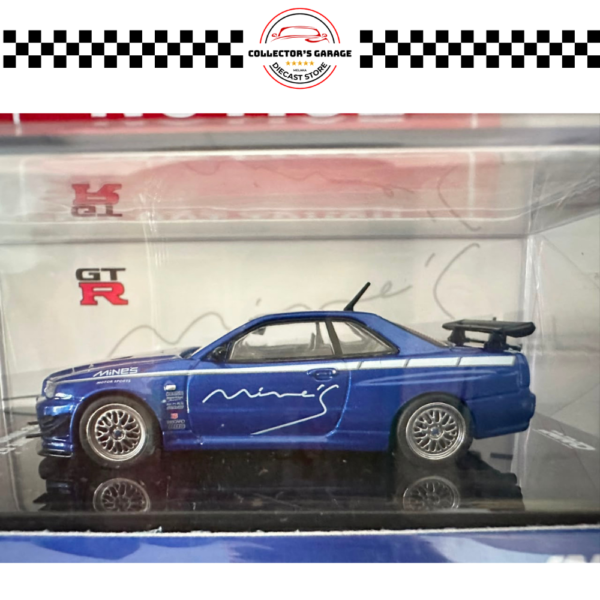 INNO64 1/64  NISSAN SKYLINE GT-R (R34) V-SPEC TUNED BY "MINE'S"