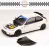 MOTORHELIX 1/64 HONDA CIVIC TYPE R (EK9) SPOON - CHAMPIONSHIP WHITE