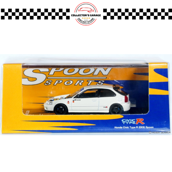 MOTORHELIX 1/64 HONDA CIVIC TYPE R (EK9) SPOON - CHAMPIONSHIP WHITE